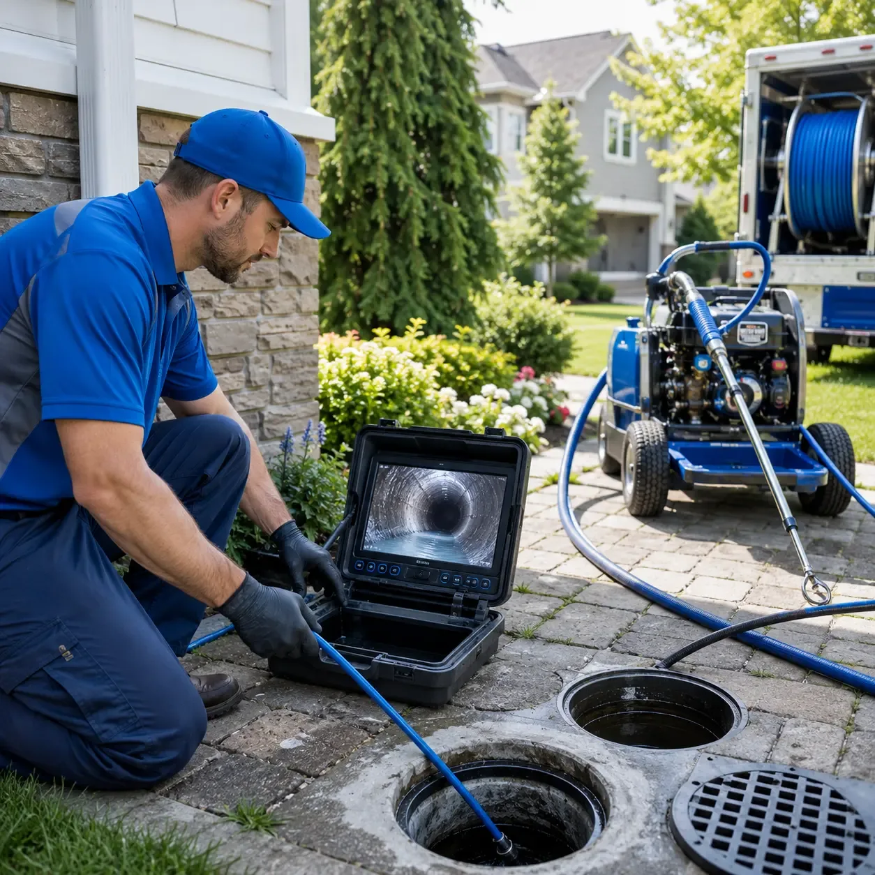 Outdoor drain cleaning professionals serving Montgomery, PA